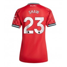 Manchester United Luke Shaw #23 Hjemmedrakt Kvinner 2025-26 Kortermet